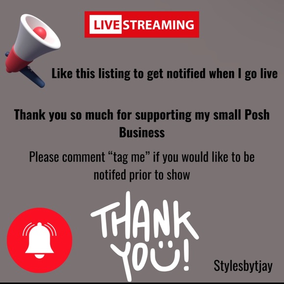 Please Like this listing to get notified when I go live. PLEASE SHARE IT OUT 💋 - Picture 3 of 4